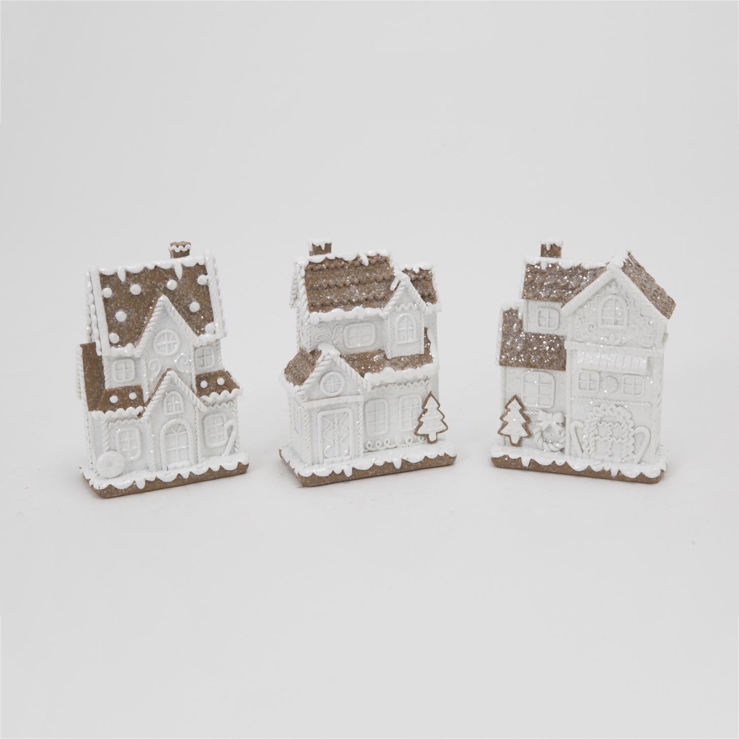 Gerson Gingerbread House Table Decor 6 in. - Case of 12