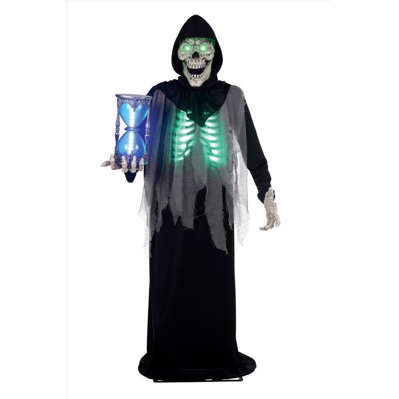 SEASONS USA - Seasons 6.5 ft. Prelit Animated Mr. Grim Yard Decor