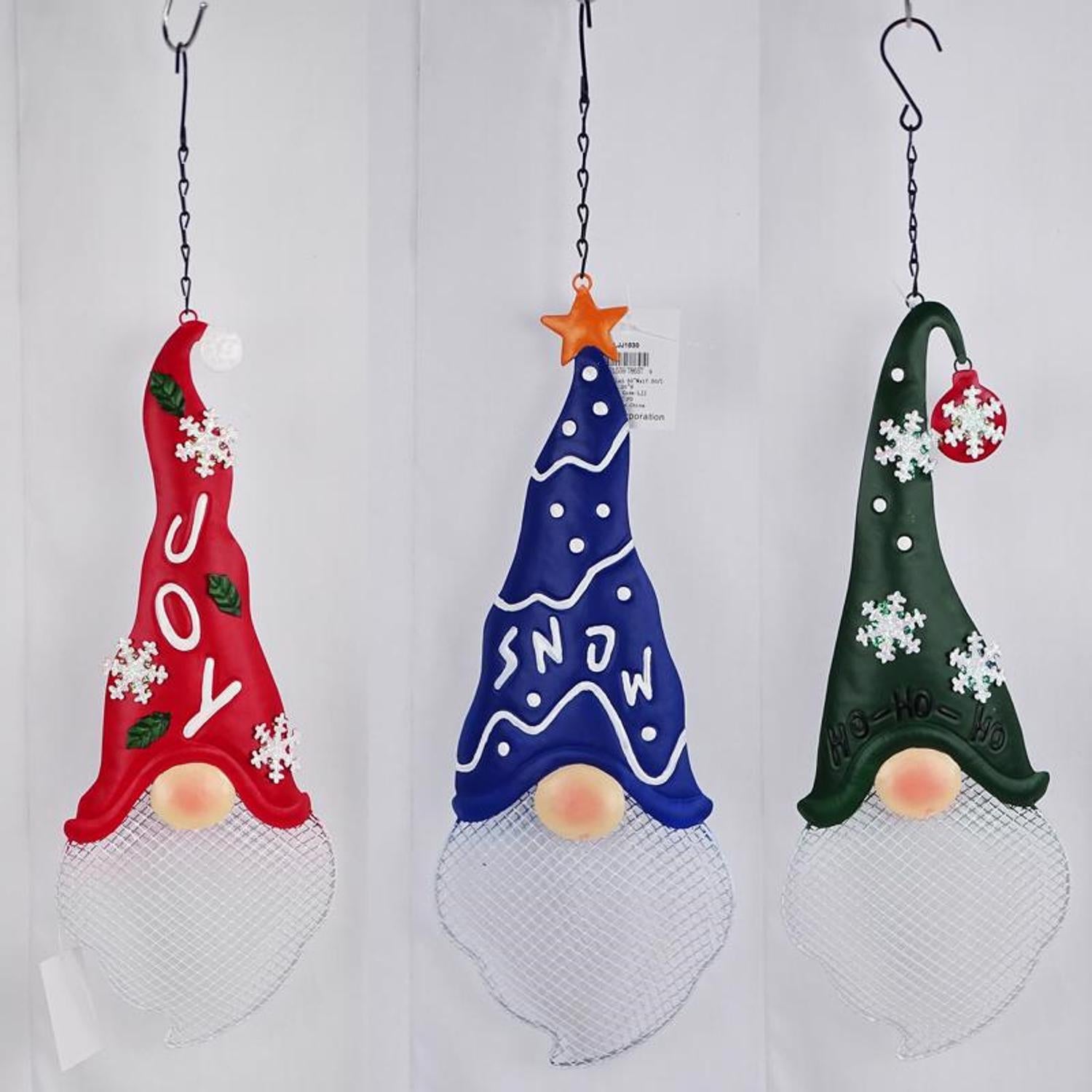 Alpine Christmas Bird Feeder Hanging Sign 1 pc - Case of 9