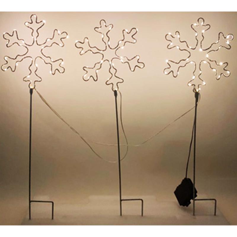 SIENNA - Sienna LED Warm White Snowflake 28 in. Pathway Decor