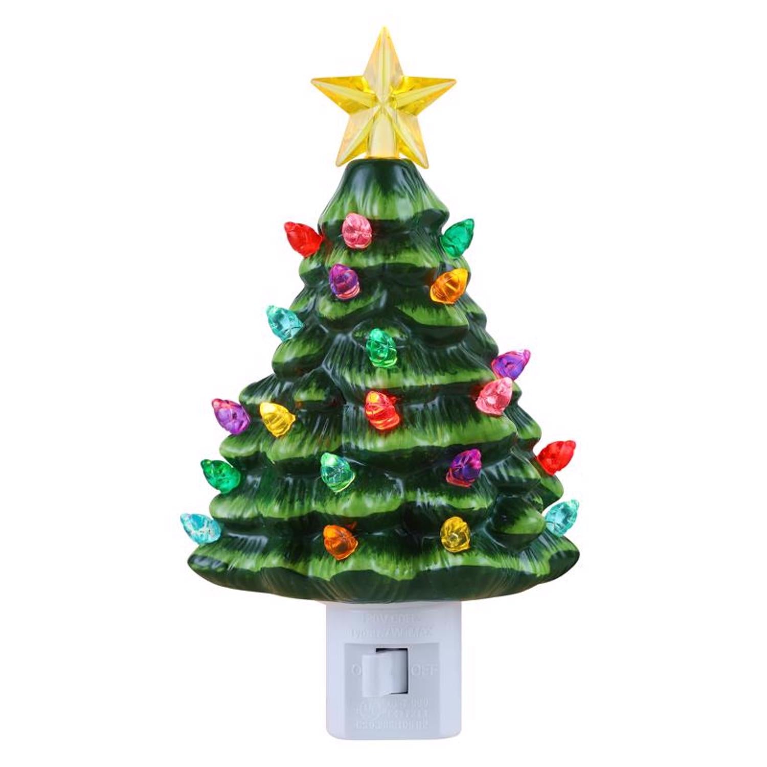 Mr. Christmas LED Nostalgic Tree Nightlight 6.5 in. - Case of 6