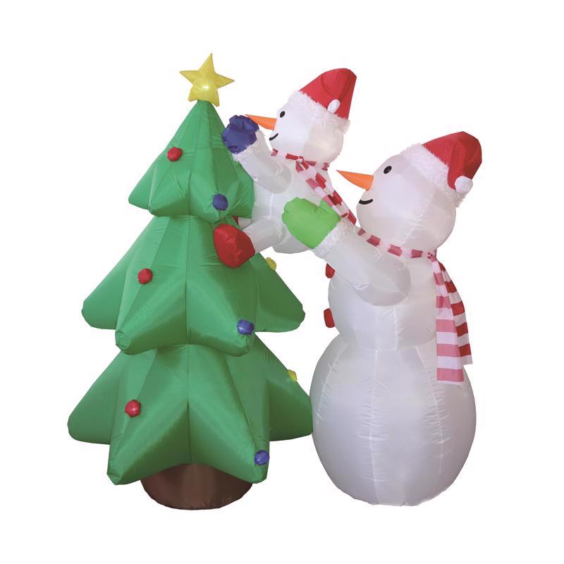CELEBRATIONS - Celebrations Snowman with Tree 6 ft. Inflatable