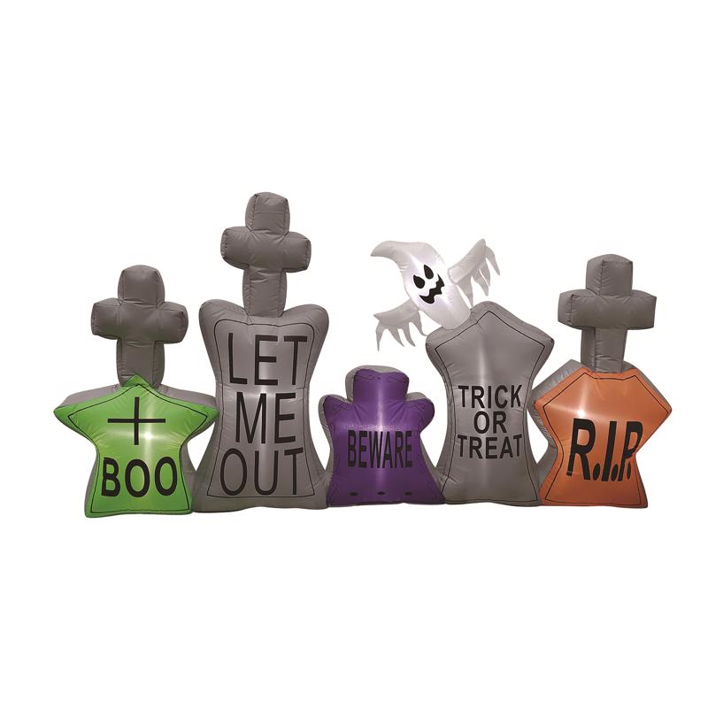 CELEBRATIONS - Celebrations 6.5 ft. Prelit Tombstone Inflatable