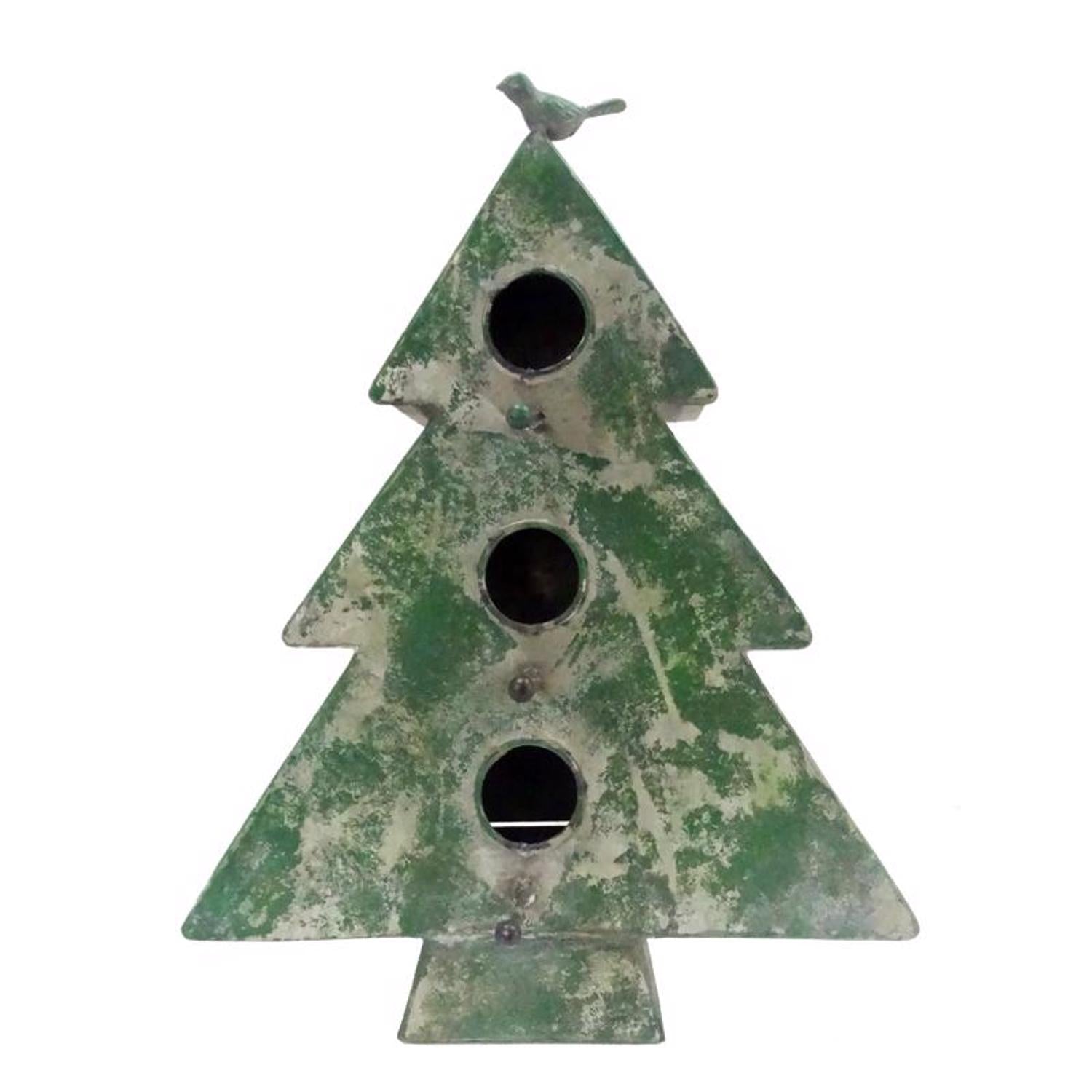 Alpine Tree Birdhouse Hanging Decor - Case of 4