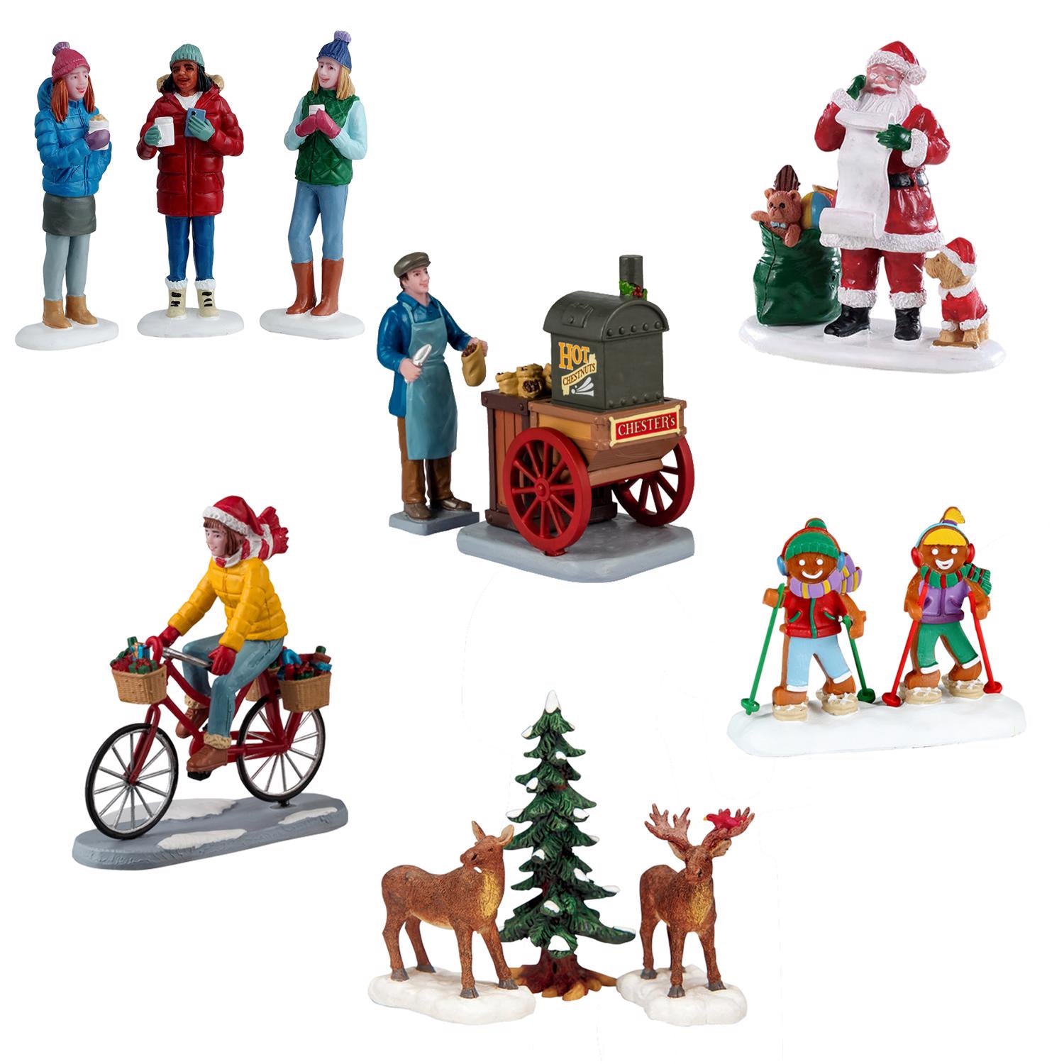 Lemax Christmas Villager Assortment Village Accessories - Case of 12