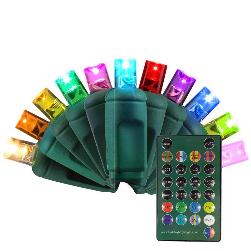 CELEBRATIONS - Celebrations Platinum LED Micro/5mm RGBW 50 ct String Lights w/Remote Smart-Enabled Christmas Lights