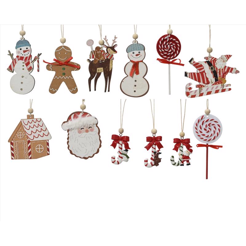 DECORIS - Decoris Christmas Figures Ornament 3.15 in.