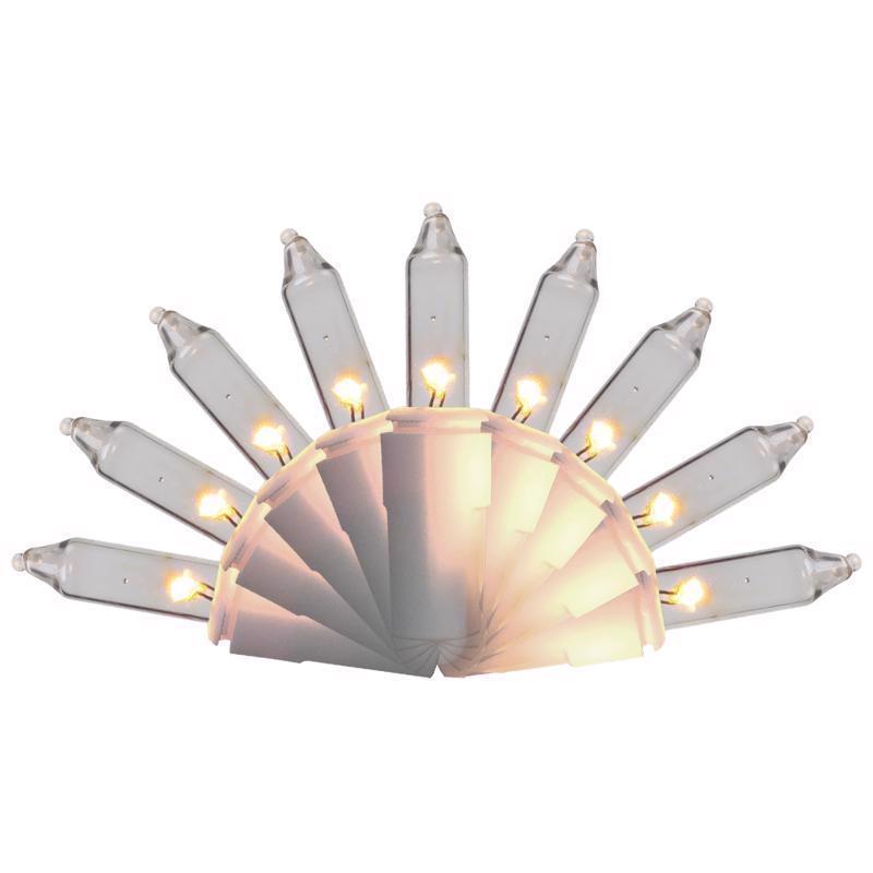 CELEBRATIONS - Celebrations Classic LED T5 Warm White 100 ct String Christmas Lights 24.75 ft. - Case of 12 [RT100WWWA]