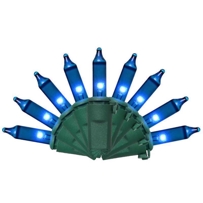 CELEBRATIONS - Celebrations Classic LED T5 Blue 100 ct String Christmas Lights 24.75 ft.