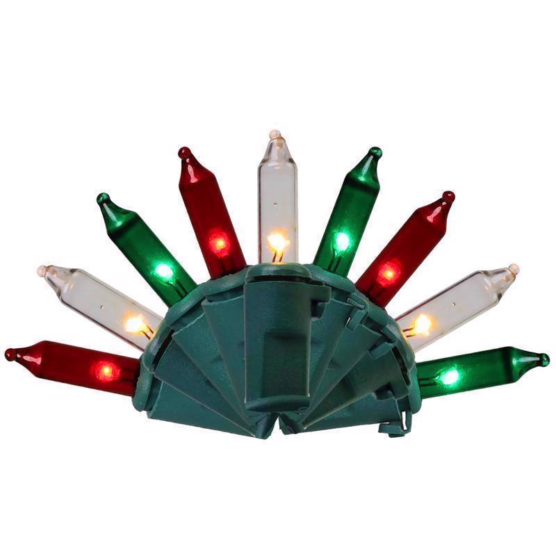 CELEBRATIONS - Celebrations Classic LED T5 Red/Green/Pure White 100 ct String Christmas Lights 24.75 ft.