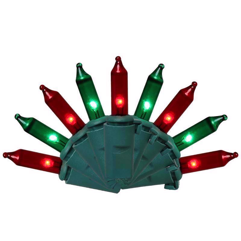 CELEBRATIONS - Celebrations Classic LED T5 Green/Red 100 ct String Christmas Lights 24.75 ft.