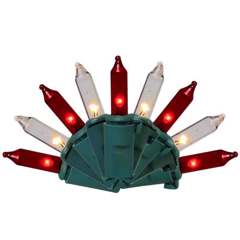 CELEBRATIONS - Celebrations Classic LED T5 Red/White 100 ct String Christmas Lights 24.75 ft.