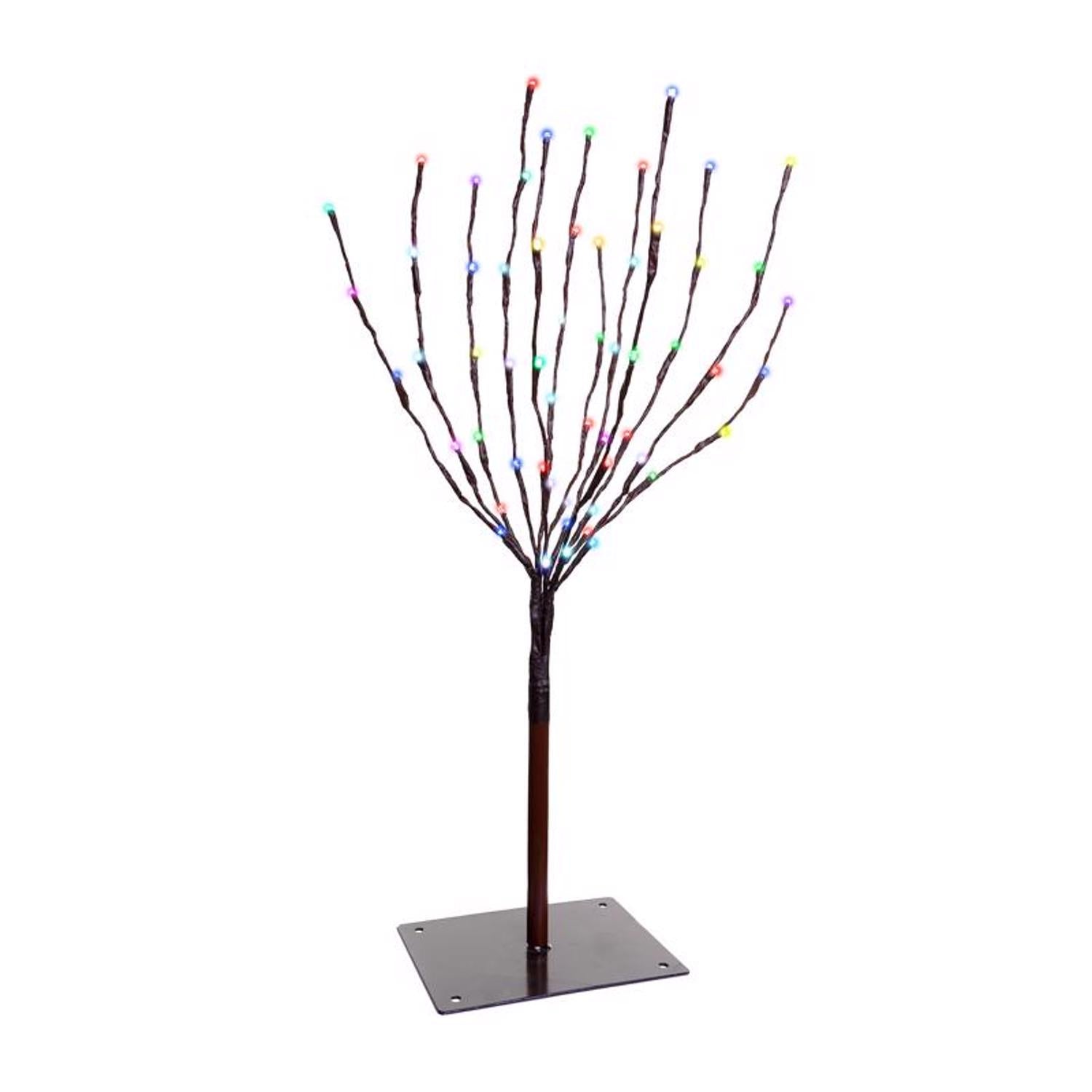Celebrations Platinum LED RGBW Light Burst 30 in. Yard Decor