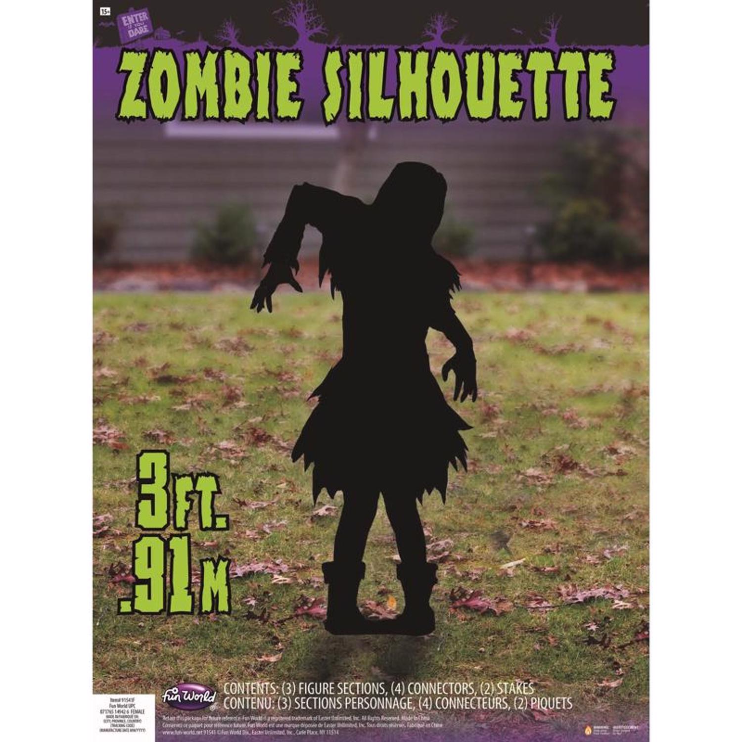 Fun World 36 in. Zombie Halloween Decor - Case of 12