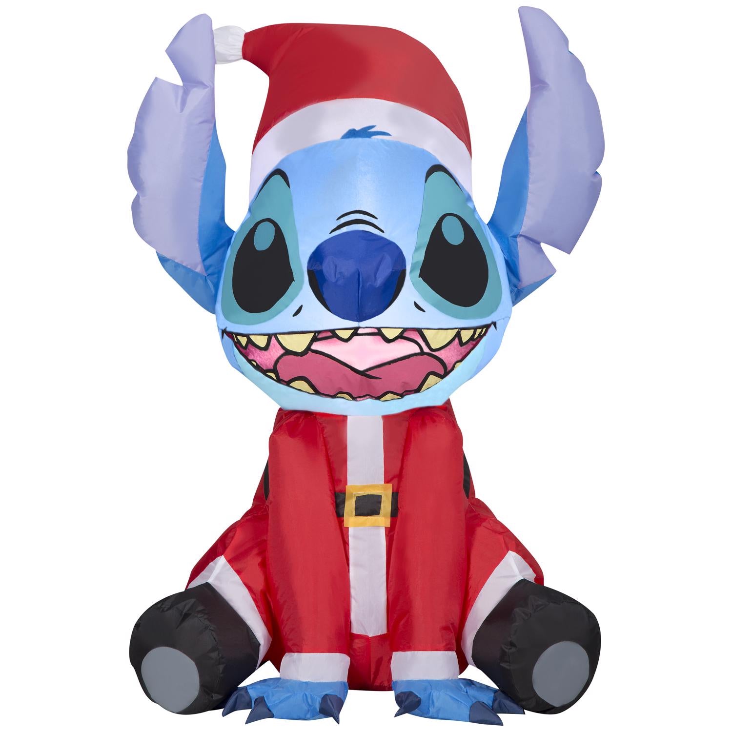 Disney Airblown Christmas Inflatable Stitch in Santa Suit 36 in. Inflatable - Case of 6
