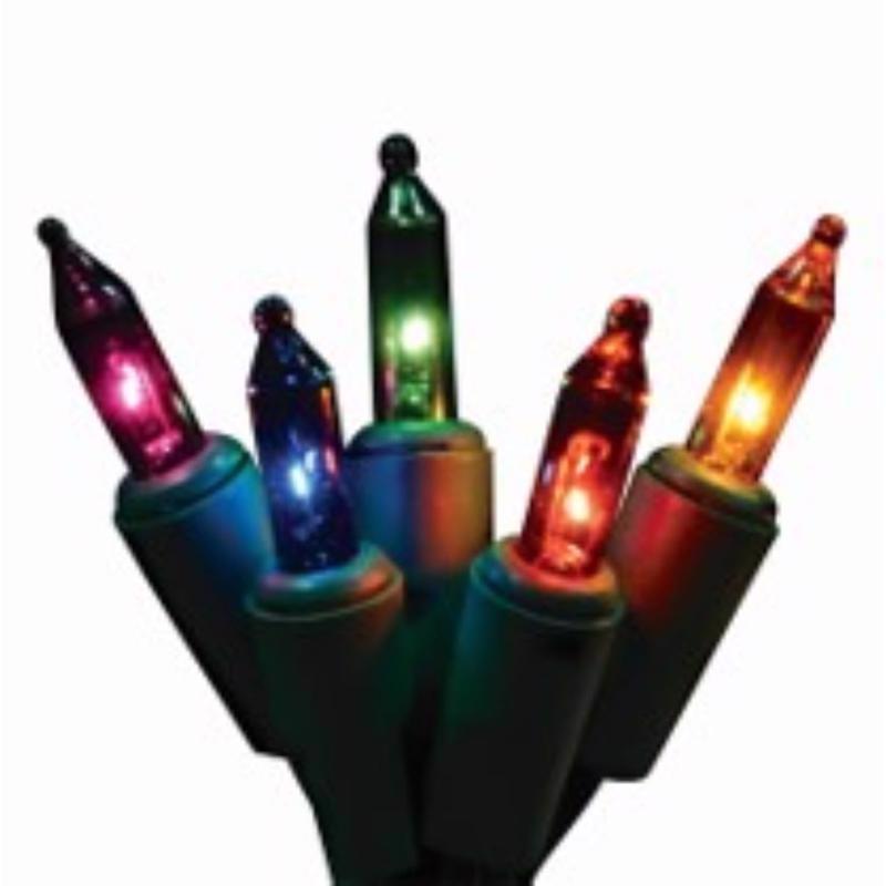 CELEBRATIONS - Celebrations LED T5 Multicolored/Warm White 50 ct String Christmas Lights 24.5 ft.