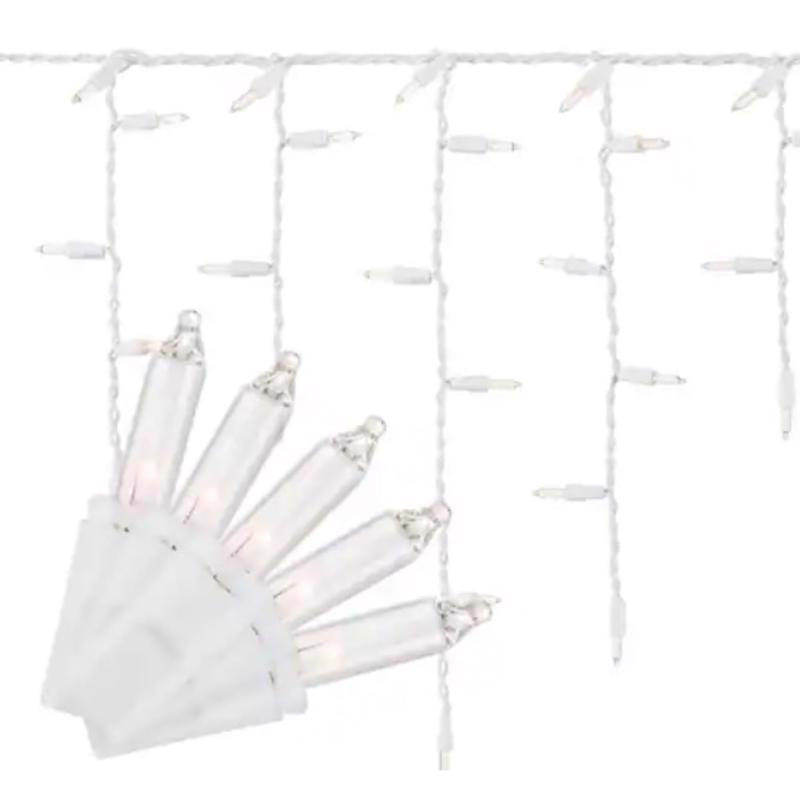 CELEBRATIONS - Celebrations Classic LED T5 Warm White 100 ct Icicle Christmas Lights 6.3 ft.