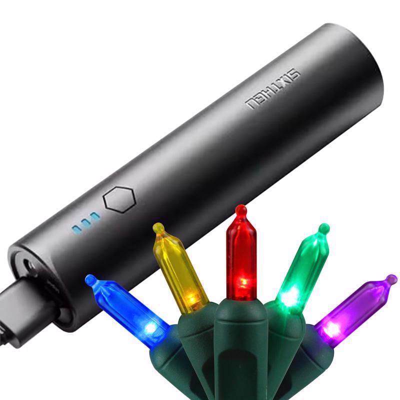 CELEBRATIONS - Celebrations Platinum LED T5 Multicolored 50 ct String Smart-Enabled Christmas Lights 16.3 ft.