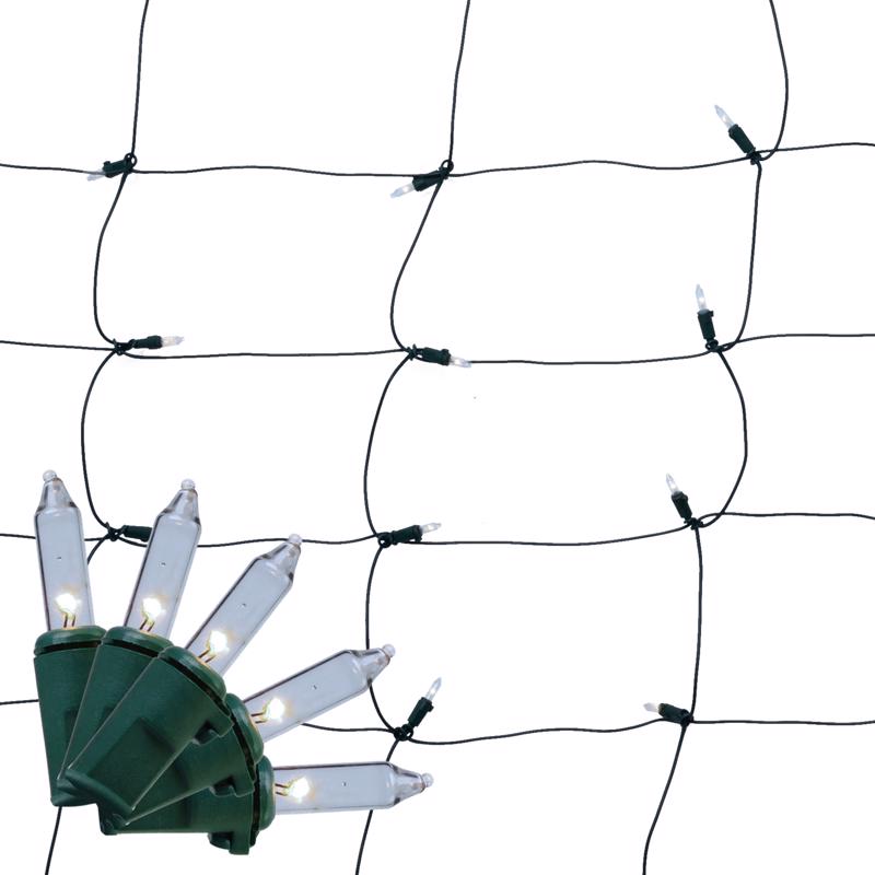 CELEBRATIONS - Celebrations Classic LED T5 Pure White 100 ct Net Christmas Lights 4 ft.