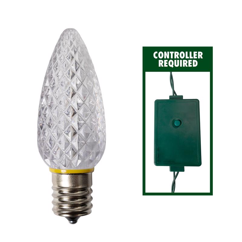 HOLIDAY BRIGHT LIGHTS - Holiday Bright Lights LED C9 RGBW 25 ct Replacement Christmas Light Bulbs
