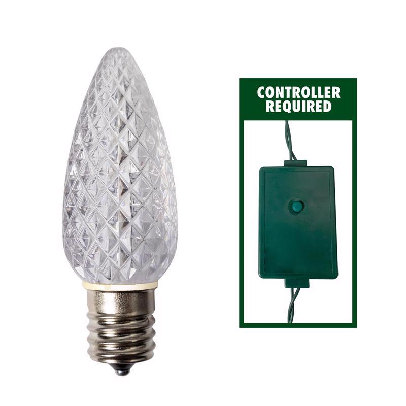 HOLIDAY BRIGHT LIGHTS - Holiday Bright Lights LED C9 RGB 25 ct Replacement Christmas Light Bulbs