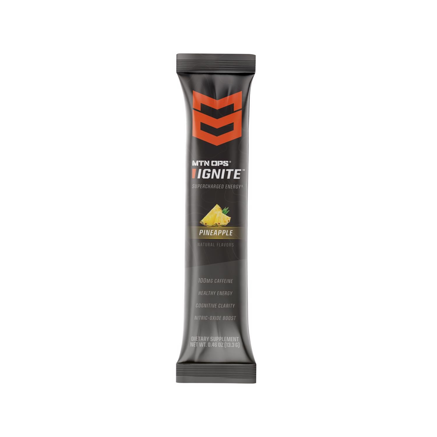 MTN OPS Ignite Pineapple Drink Mix 0.46 oz - Case of 12