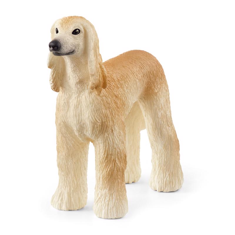 SCHLEICH - Schleich Afghan Hound Dog Figurine Brown 1 pc - Case of 5