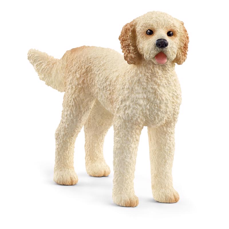 SCHLEICH - Schleich Goldendoodle Dog Figurine Brown 1 pc - Case of 5