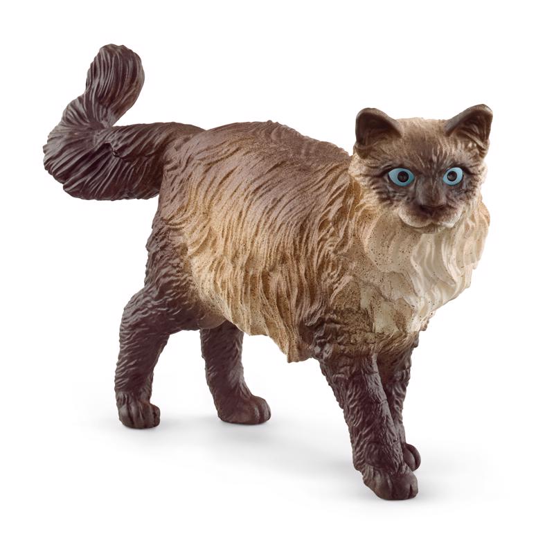 SCHLEICH - Schleich Ragdoll Cat Figurine Brown 1 pc - Case of 5