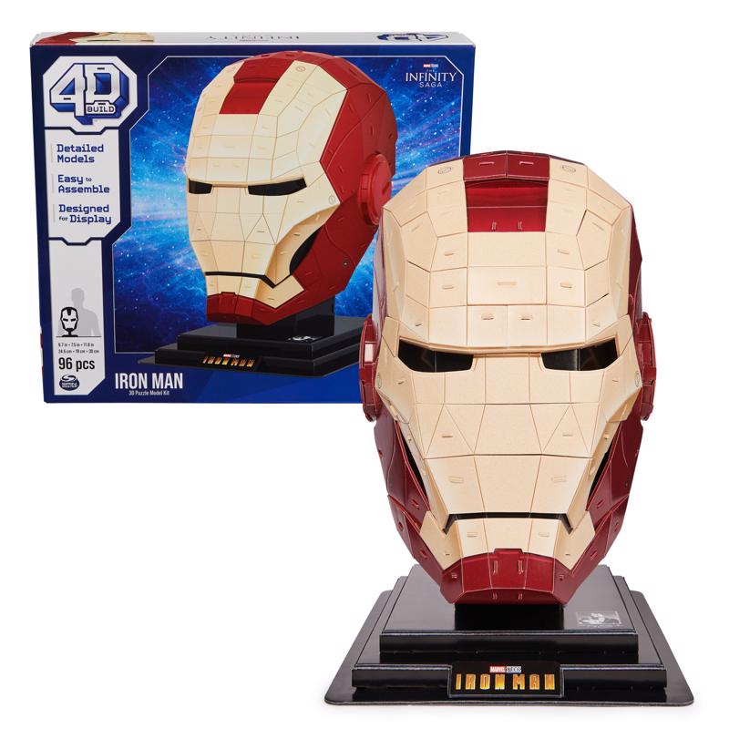 4D BUILD - 4D Build Iron Man 4D Puzzle Multicolored 96 pc