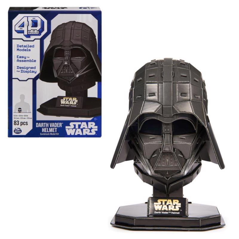 4D BUILD - 4D Build Darth Vader 3D Puzzle Black 83 pc
