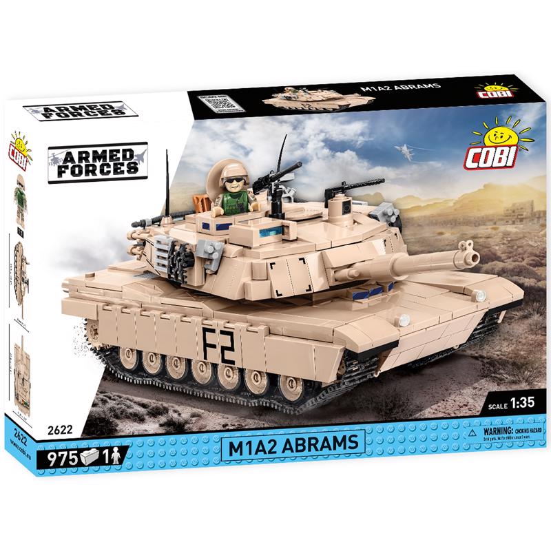 COBI - COBI M1A2 Abrams Tank Block Set Cream 975 pc
