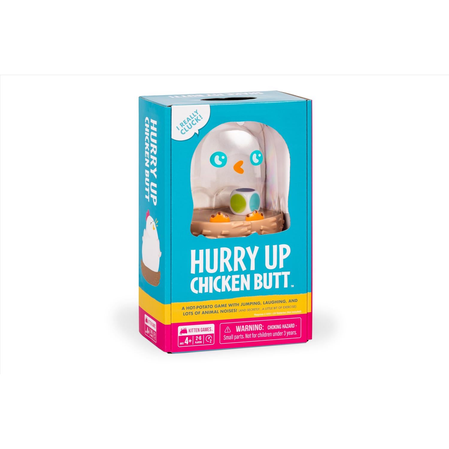 Exploding Kittens Hurry Up Chicken Butt Card Games Multicolored - Case of 4