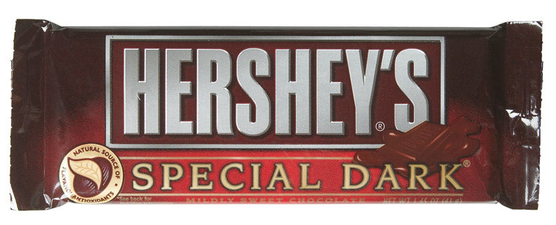 HERSHEY'S - Hershey's Dark Chocolate Candy Bar 1.45 oz - Case of 36