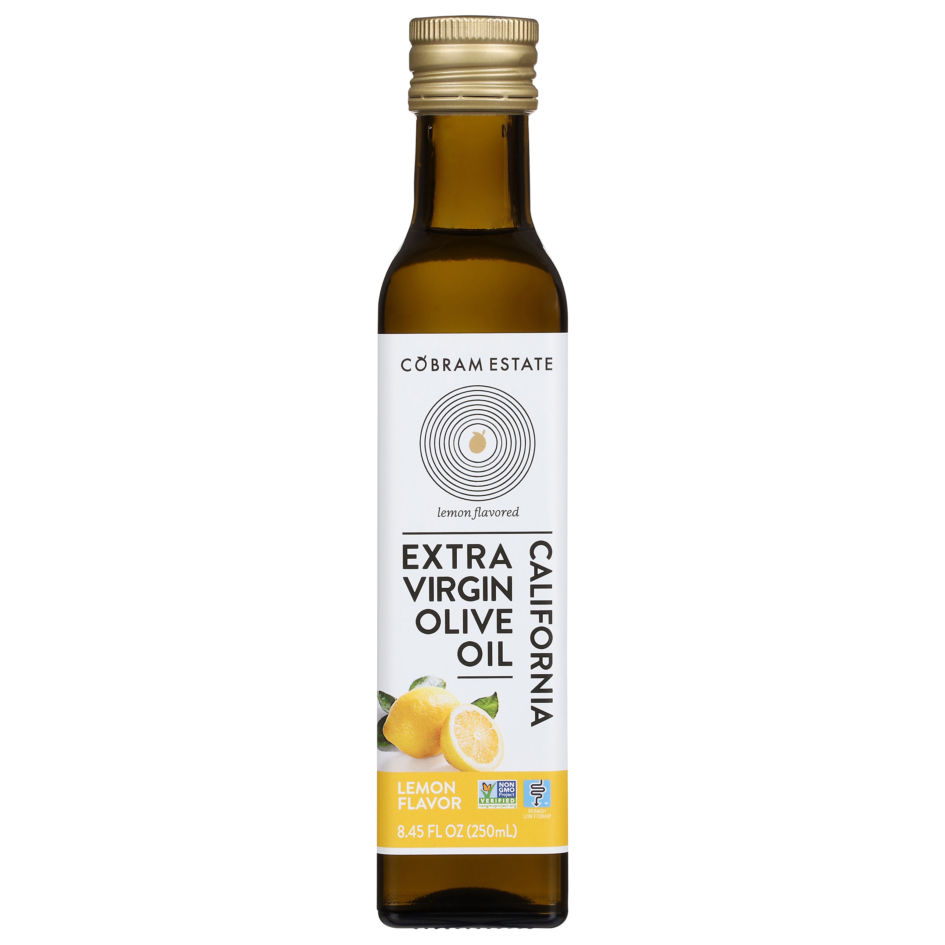 Cobram Estate California Extra Virgin Lemon Flavor Olive Oil 8.45 fl oz - Case of 6