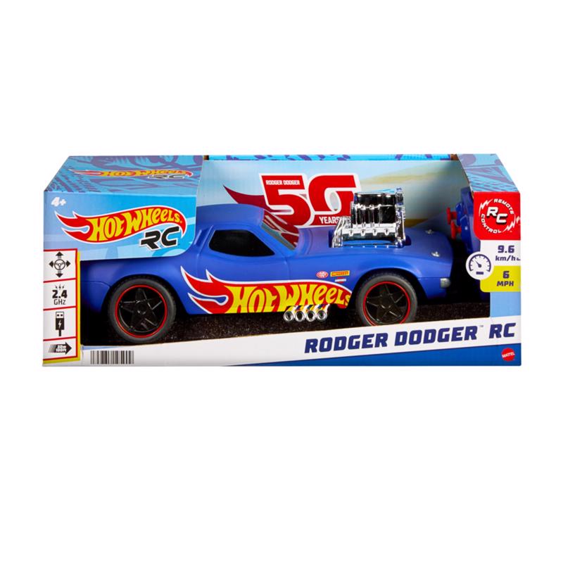 MATTEL - Mattel Hot Wheels Rodger Dodger Rechargeable Car Toy Blue