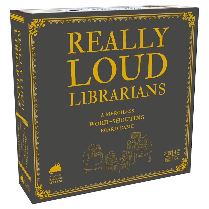 EXPLODING KITTENS - Exploding Kittens Exploding Kittens Really Loud Libarians Board Game Multicolored 101 pc