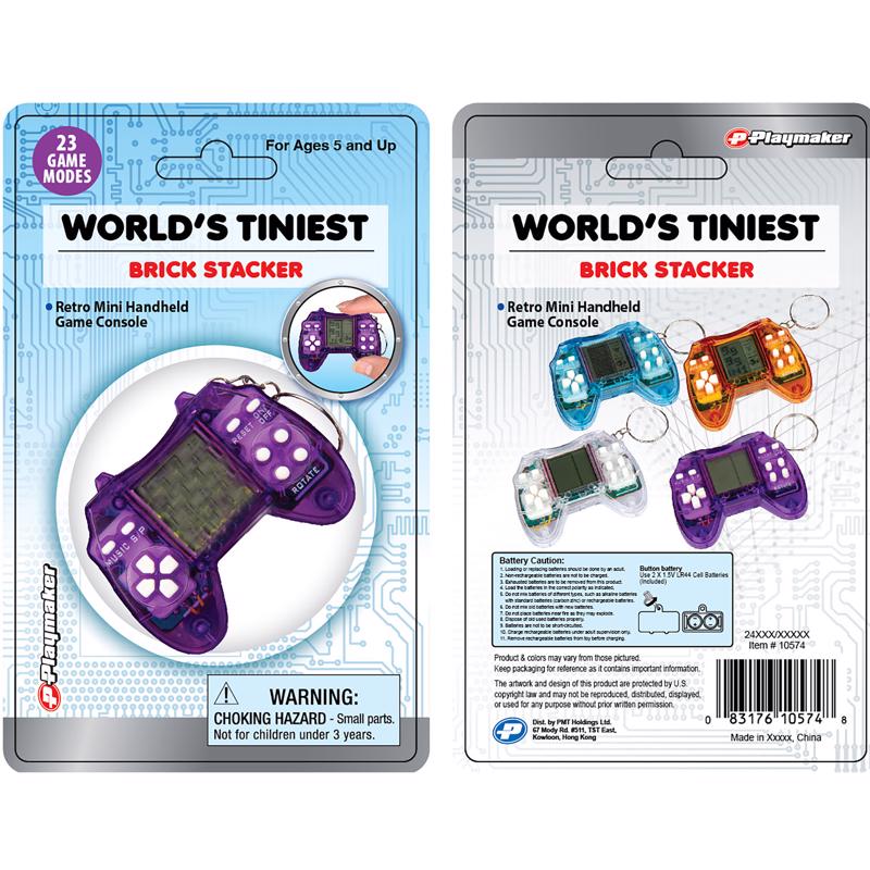 PLAYMAKER TOYS - Playmaker Toys World Tiniest Brick Stackers Assorted