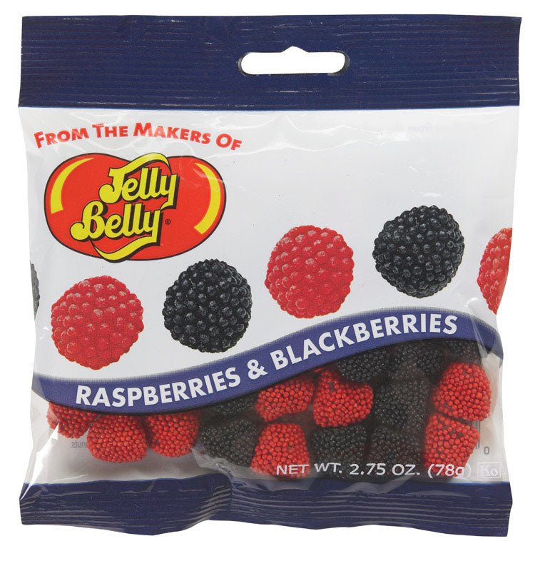 JELLY BELLY - Jelly Belly Raspberries & Blackberries Jelly Beans 2.75 oz - Case of 12