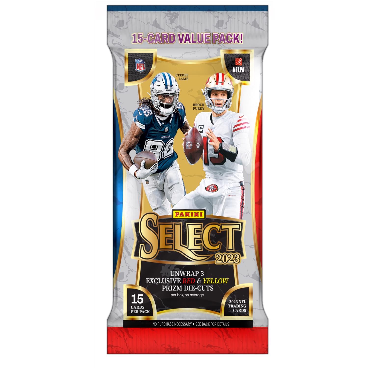 Panini NFL 2023 Select Fat Pack Trading Cards - Case of 12