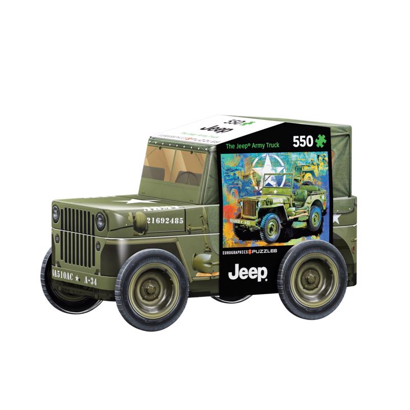 EUROGRAPHICS - Eurographics Military Jeep Jigsaw Puzzle Multicolored 550 pc