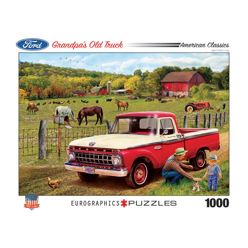 EUROGRAPHICS - Eurographics Grandpa's Old Truck Puzzles Multicolored 1000 pc