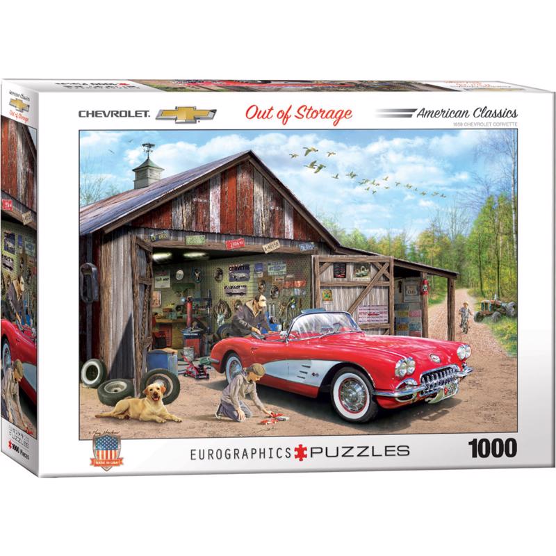 EUROGRAPHICS - Eurographics Chevrolet Out of Storage Puzzles Multicolored 1000 pc