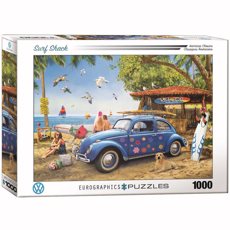 EUROGRAPHICS - Eurographics VW Surf Shack Puzzles Multicolored 1000 pc