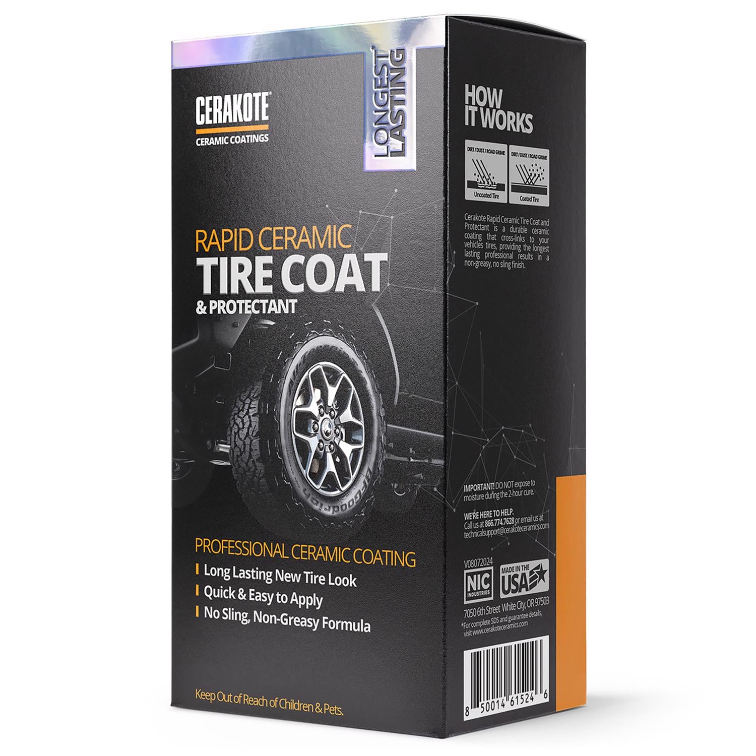 Cerakote Rapid Ceramic Tire Coat and Protectant Ceramic 1 pk