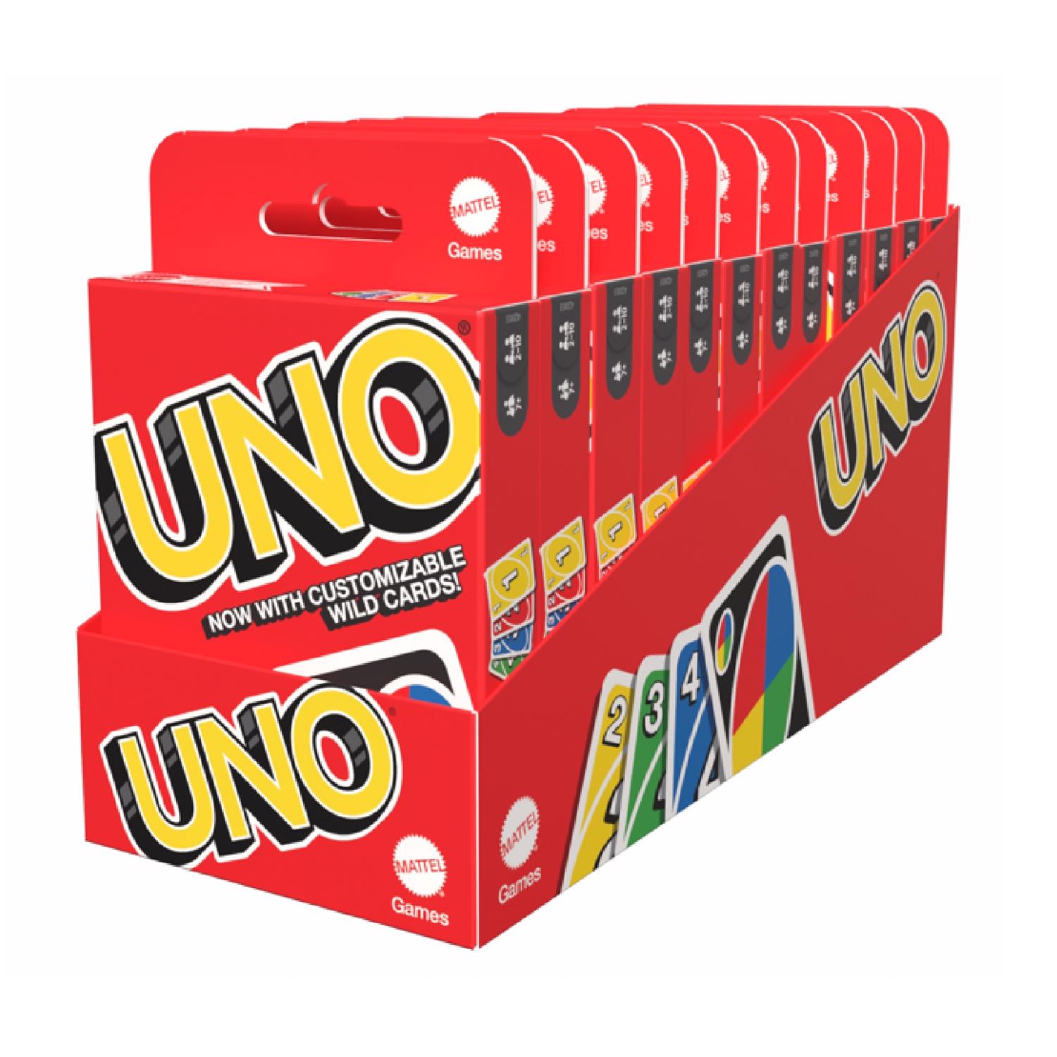 UNO Colorblind Accessible Card Game Multicolored 108 pc - Case of 12
