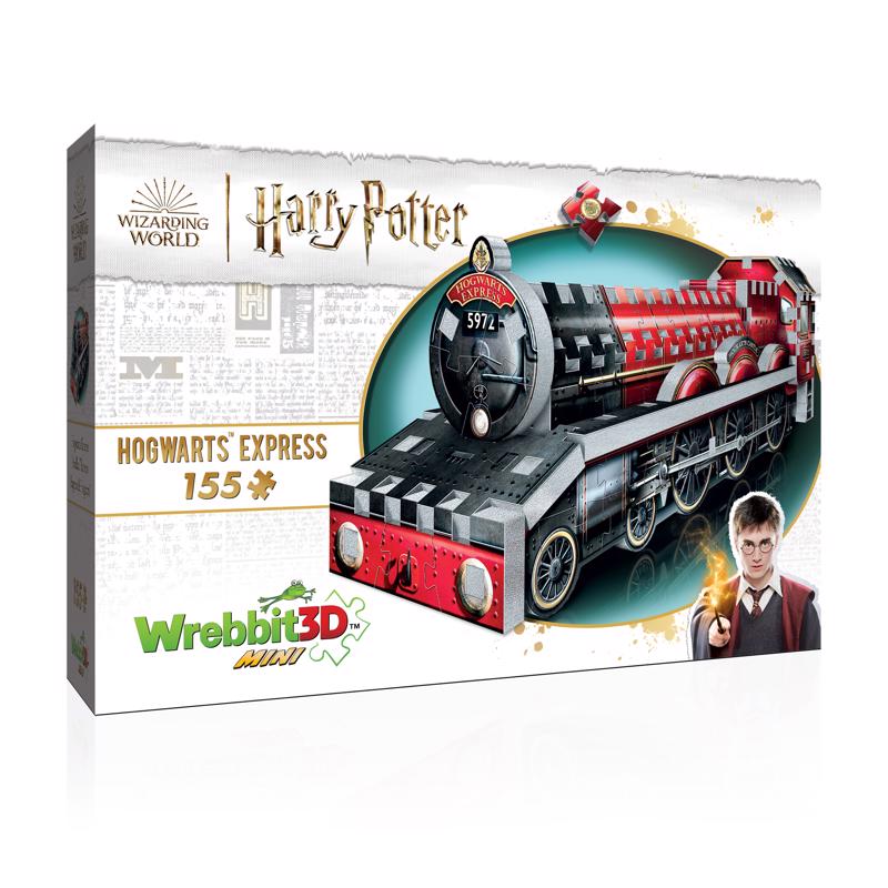 WREBBIT3D - Wrebbit3D Harry Potter Hogwarts Express Mini 3D Jigsaw Puzzle Multicolored 155 pc