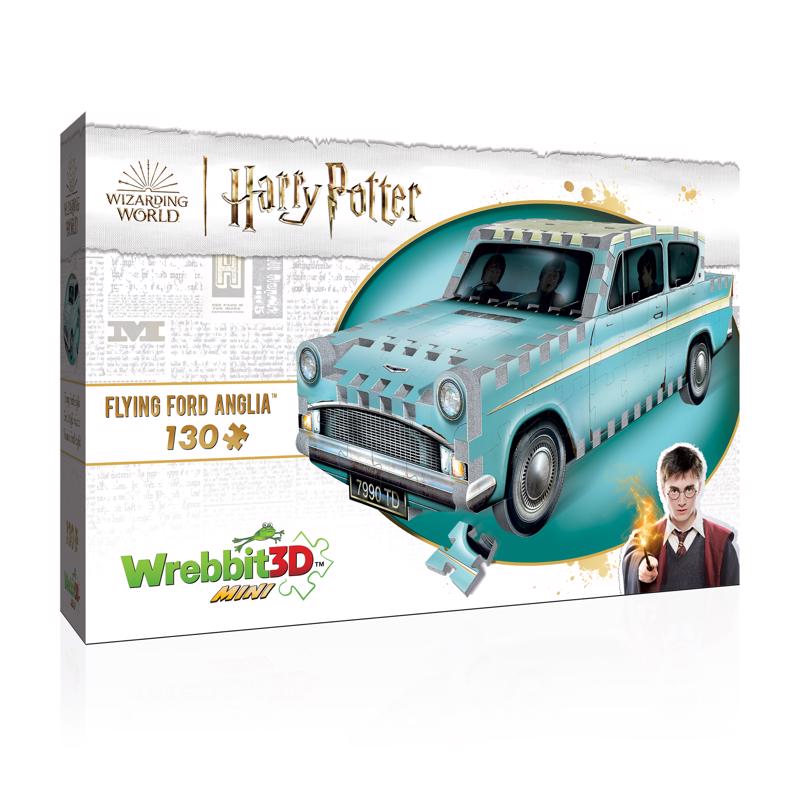 WREBBIT3D - Wrebbit3D Harry Potter Flying Ford Anglia Mini 3D Jigsaw Puzzle Multicolored 130 pc