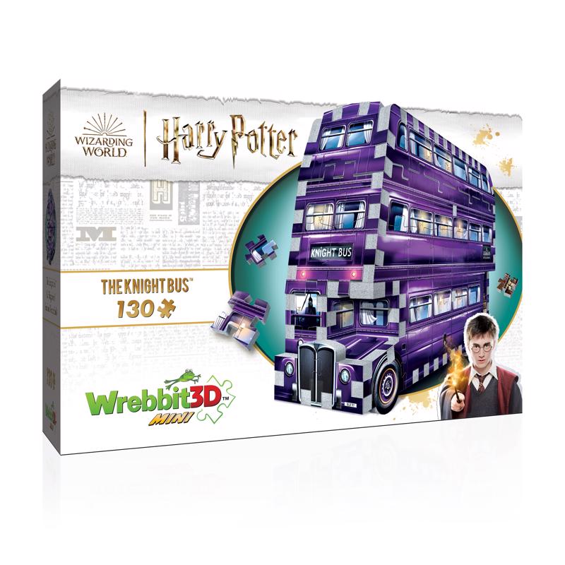 WREBBIT3D - Wrebbit3D Harry Potter The Knight Bus Mini 3D Jigsaw Puzzle Multicolored 130 pc