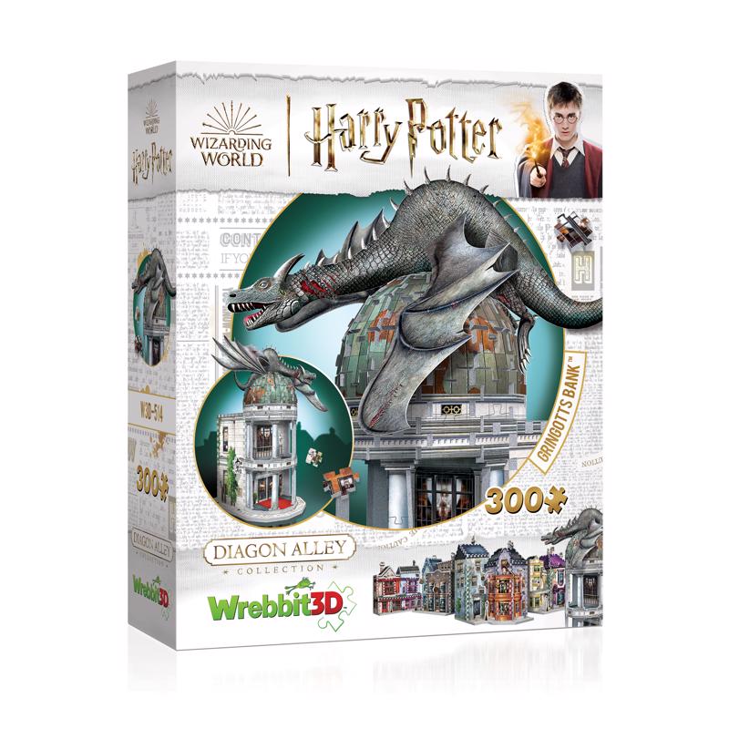 WREBBIT3D - Wrebbit3D Harry Potter Gringotts Bank 3D Jigsaw Puzzle Multicolored 300 pc